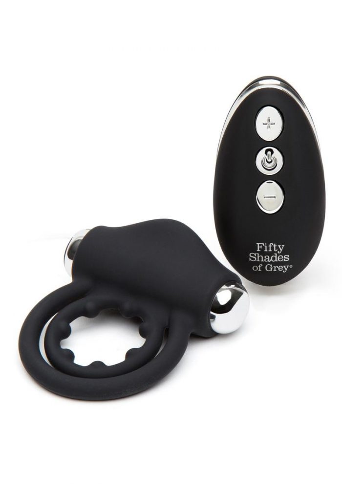 Fifty Shades Of Grey Relentless Vibrations Remote Control Love Ring Waterproof Rechargeable