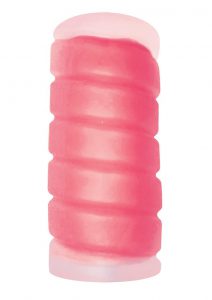 Jack It Duo Jelly Textured Masturbator Stroker Cherry