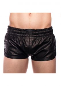 Prowler Red Leather Sport Shorts Blk Xxl