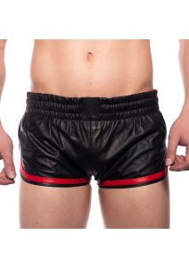 Prowler Red Leather Sport Shorts Red Xxl