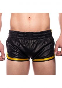 Prowler Red Leather Sport Shorts Yellxxl