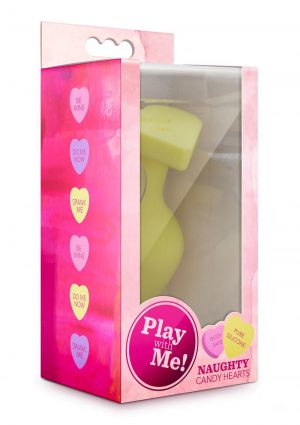 Play W/ Me Naughty Candy Heart Spank Yel