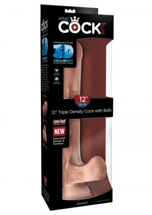 Kc Plus 12 Triple Dense Cock W/balls