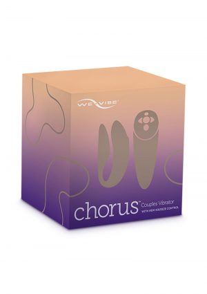 We-Vibe Chorus Couples Vibrator With Squeeze Control Waterproof Rechargeable Purple