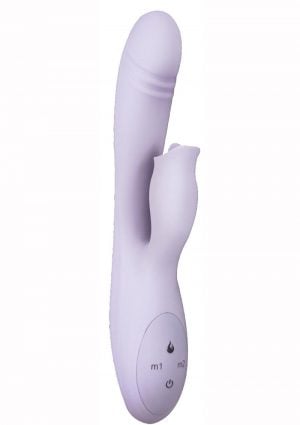 Devine Vibes Heat-up Clit Licker Rechargeable Waterproof Lavender