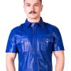 Prowler Red Slim Police Shirt Blu Sm