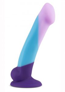 Avant D16 Purple Haze Silicone Dildo 6.5in - Multi Color