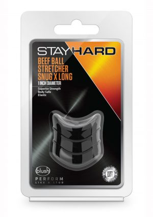 Stay Hard Beef Ball Stretcher Snug - Black