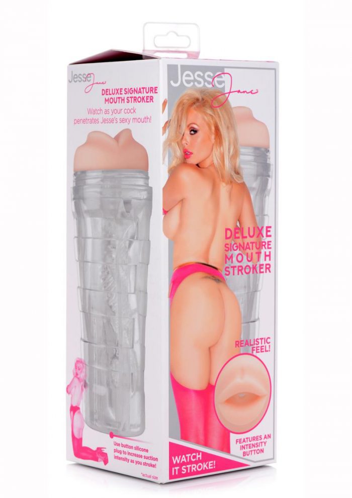 Jesse Jane Deluxe Signature Stroker - Mouth - Vanilla