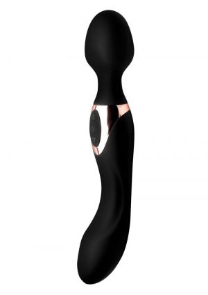 Wand Ess Dbl Silicone Vibe Wand Blk