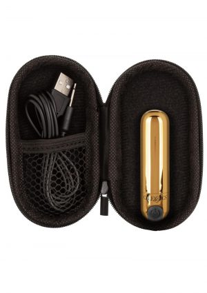 Recharge Hideaway Rechargeable Bullet Vibrator - Gold