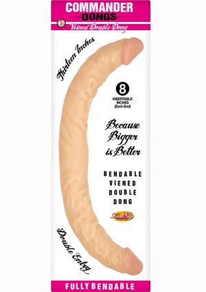 Commander Dongs Veined Double Dong - Vanilla