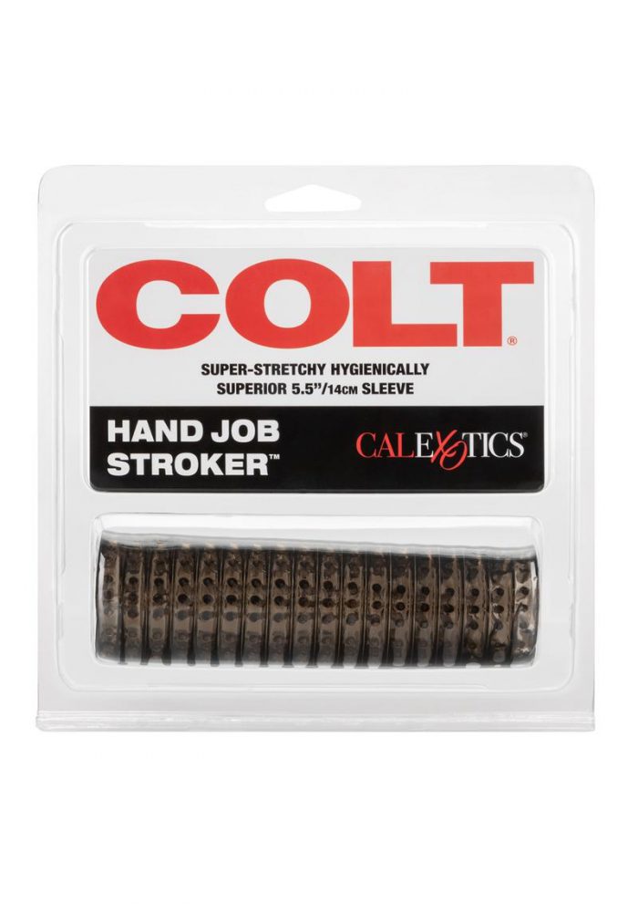 COLT HAND JOB STOKER TOD PARKER 5.5 INCH SILICONE SMOKE