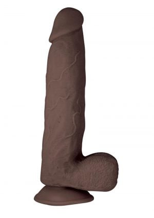 Realcocks Dual Layered 07 Bendable Dildo 8.5in - Chocolate