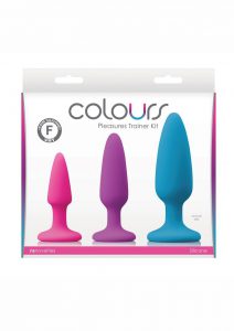 Colours Pleasures Trainer Kit Silicone Anal Plugs Assorted Sizes - Multi Colors