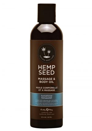 Hemp Seed Massage Oil Vegan Sensational 8oz