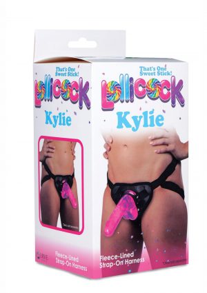 Lollicock Kylie Fleece Lined Strap On Harness - Black