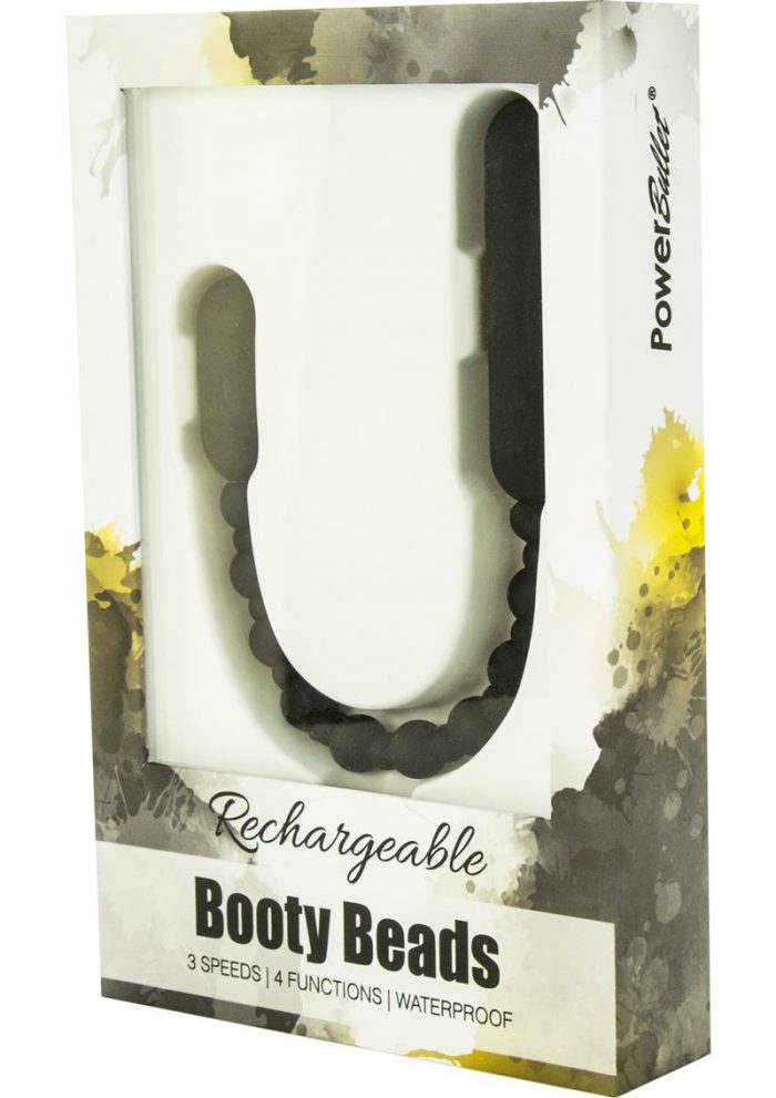 Power Bullet Booy Beads Rechargeable - Black