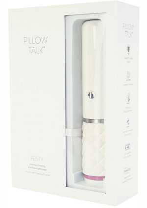 Pillow Talk Feisty Silicone Thrusting andamp; Vibrating Massager - Pink