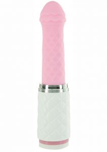 Pillow Talk Feisty Silicone Thrusting andamp; Vibrating Massager - Pink
