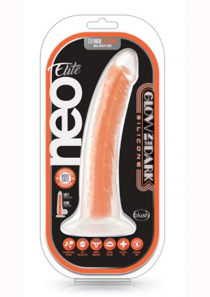 Neo Elite Gitd Dd Cock W/suc 7.5 Org