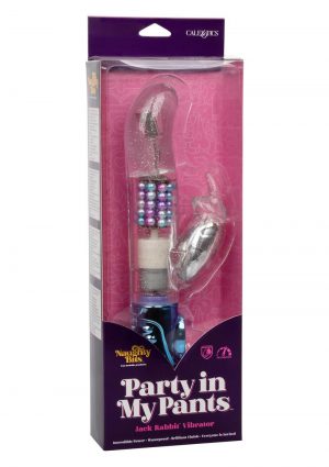 Naughty Bits Party in my Pants Jack Rabbit Rotating and Gyrating Vibrator - Multi-Colored