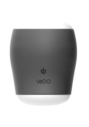 VeDO Grip Rechargeable Silicone Vibrating Sleeve - Just Black/Glow In The Dark