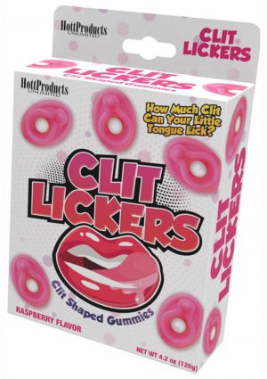 Clit Lickers Clit Shaped Gummies Strawberry Flavored