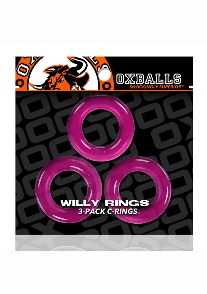 Oxballs Willy Rings 3pk Pink