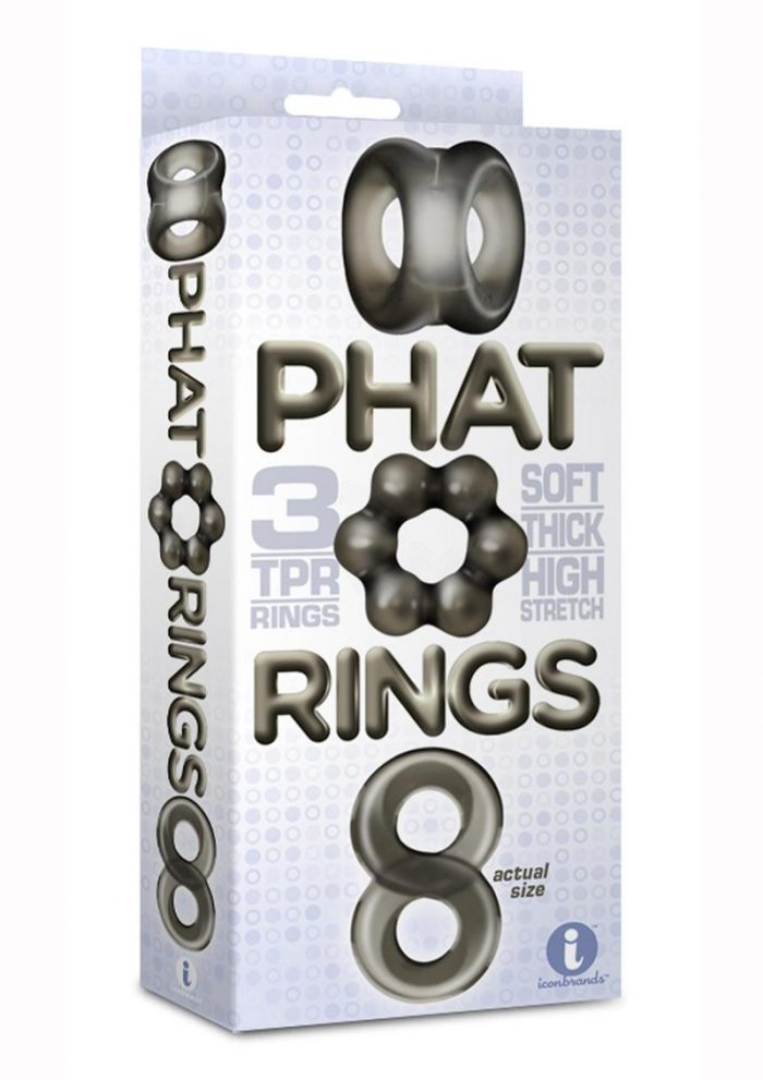 Chunky Cock Rings - Smoke