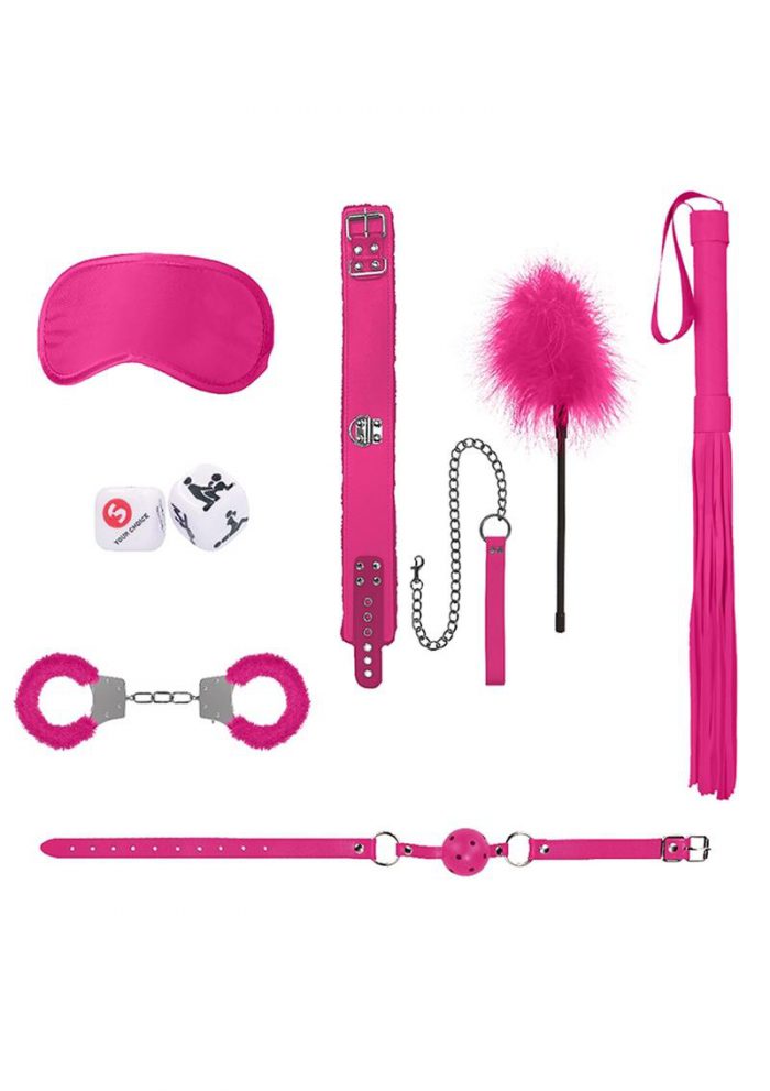 Ouch! Kits Introductory Bondage Kit #6 6pc - Pink