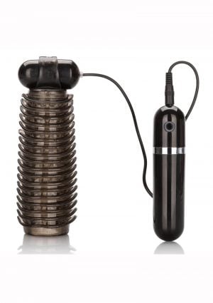 Colt Vibrating Stroker With Bullet And Remote Control - Black