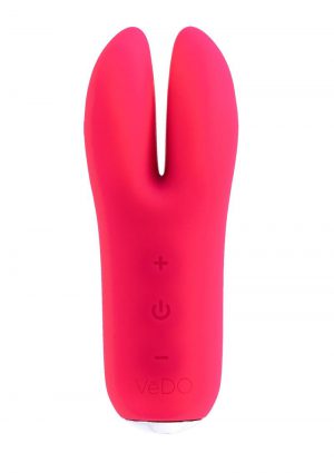 Kitti Silicone Rechargeable Dual Vibe - Foxy Pink