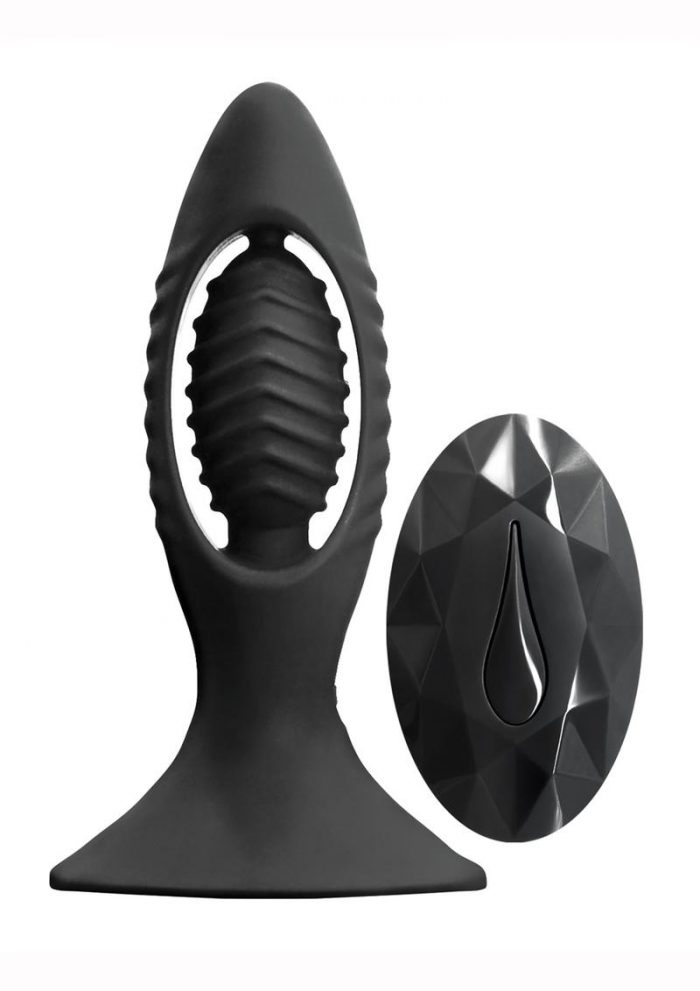 Renegade V2 Silicone Rechargeable Anal Plug - Black