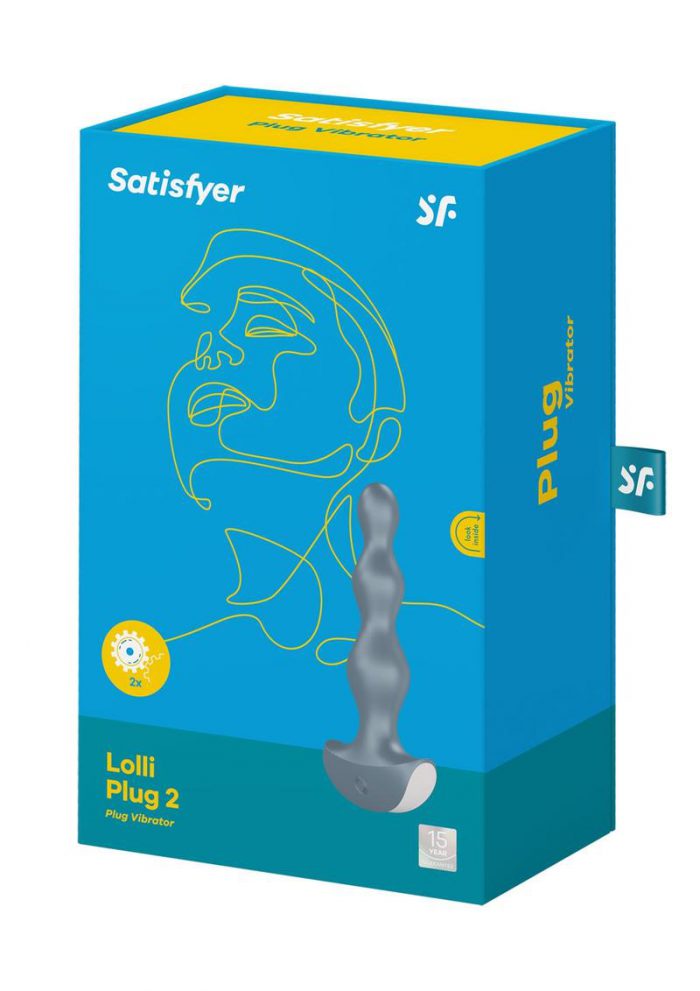 Satisfyer Lolli-Plug 2 Silicone Anal Beads - Gray