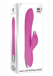 Adam and Eve Eve`s Clit Tickling Silicone Rechargeable Rabbit Vibrator - Pink