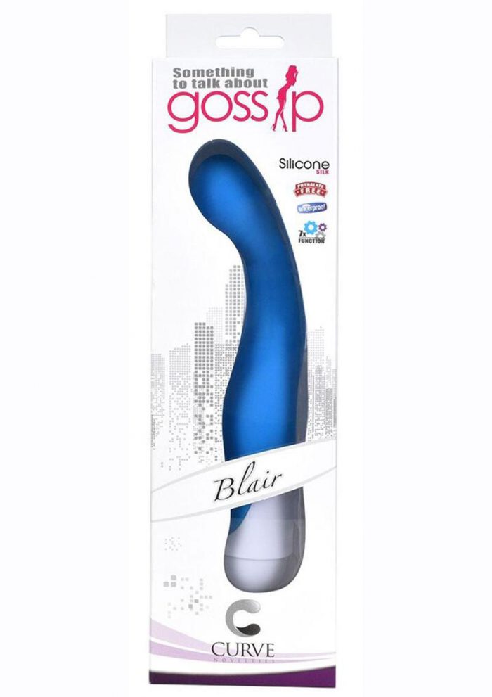 Gossip Blair 7 Speed Silicone G-Spot Vibrator - Blue