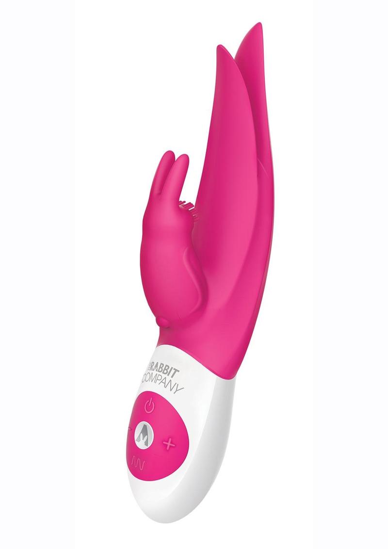 The Flutter Rabbit Rechargeable Silicone Rabbit Vibrator Pink