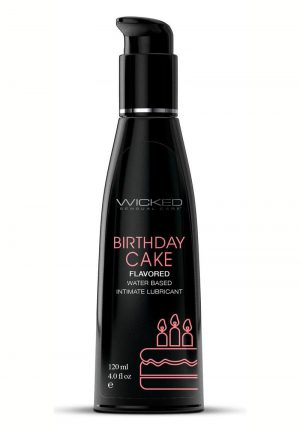 Wicked Aqua Water Based Flavored Lubricant Birthday Cake 4oz