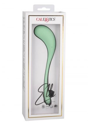 Elle Liquid Silicone Wand Rechargeable Vibrator - Green