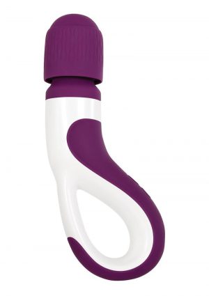 Gender X Handle It Rechargeable Silicone Wand Vibrator - Purple/White