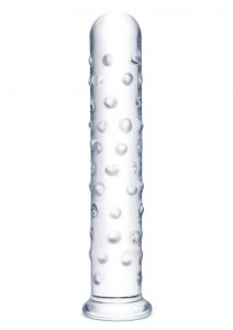 Glas Extra Large Glass Dildo 10 in - Clear