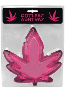 Pot Leaf Ashtray - Pink