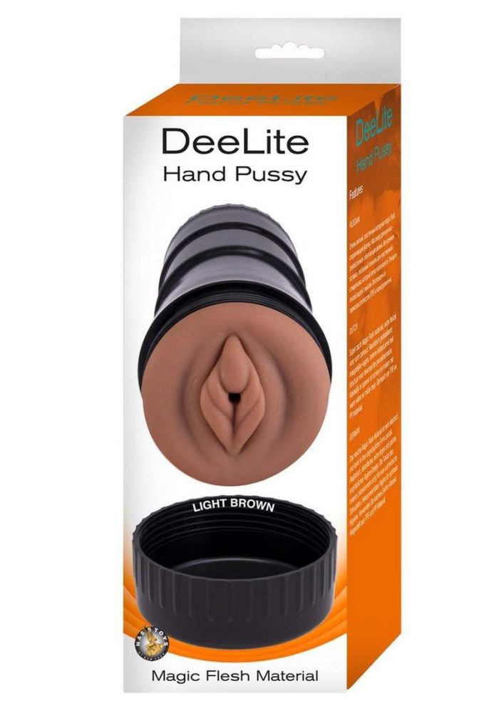 DeeLite Hand Pussy Stroker - Caramel
