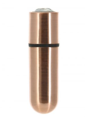 PowerBullet First Class Rechargeable Mini Bullet with Crystal - Rose Gold