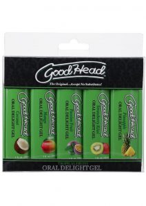 GoodHead Oral Delight Gel Tropical Fruits (5 Pack) 1oz.