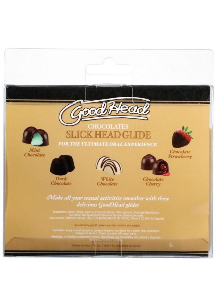GoodHead Slick Head Glide Chocolates (5 Pack) 1oz