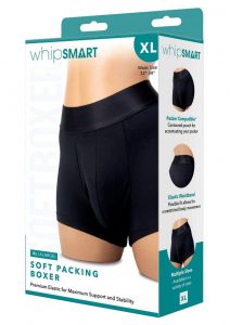 WhipSmart Soft Packing Boxer - Large - Black