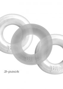 Hunkyjunk HUJ3 Silicone C-Rings (3 Pack) - White Ice