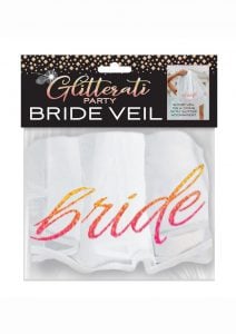Glitterati Bride Veil - White/Rose Gold